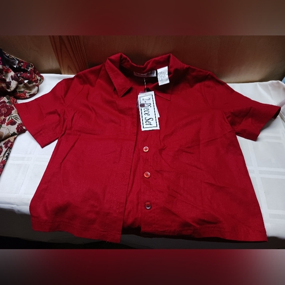 Victoria Holley 2pc Reversible Dress Set/Size 6/Floral, Long/ NWT - Picture 3 of 11